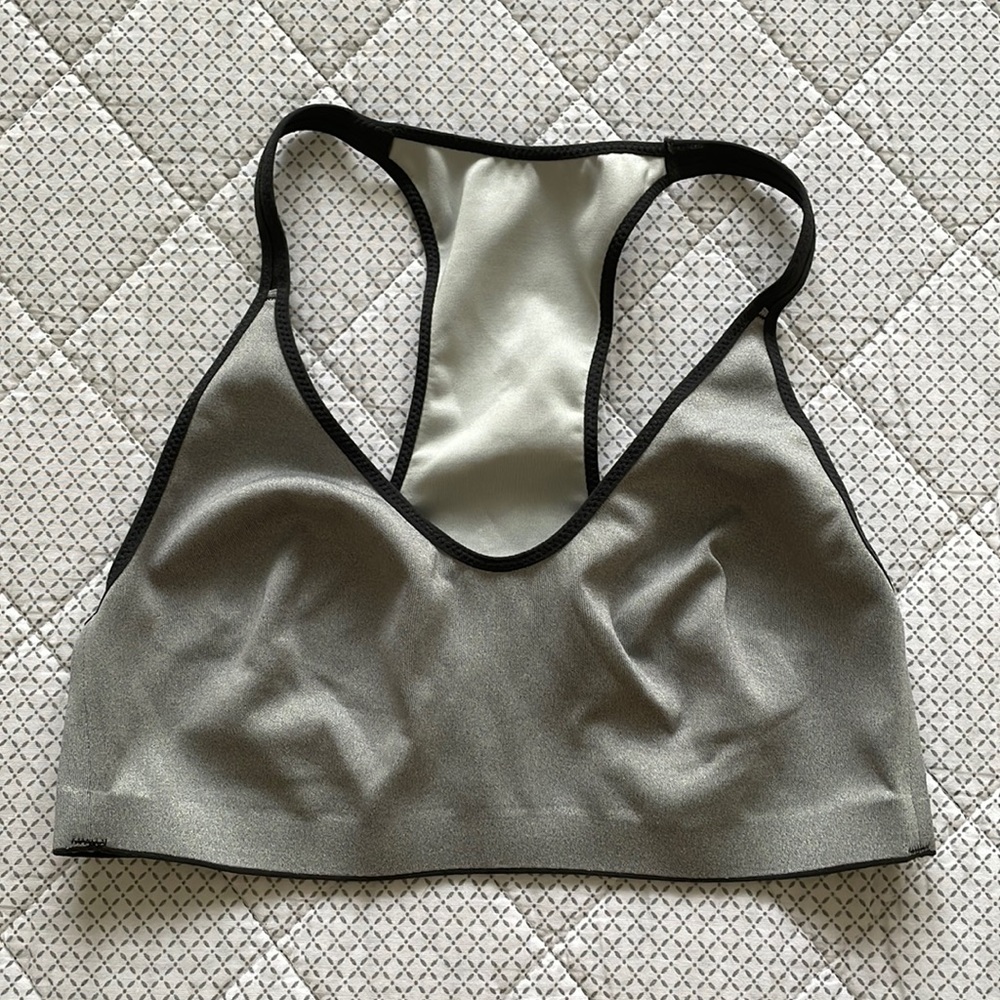 Aerie Sports Bra (Gray) Small